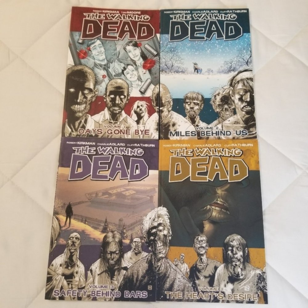 The Walking Dead Paperback Comic Series Vol 1 2 3 4